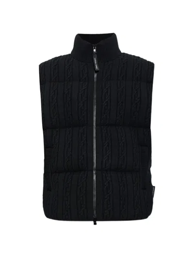 Canada Goose Sterling Cable-knit Gilet In Animal Print