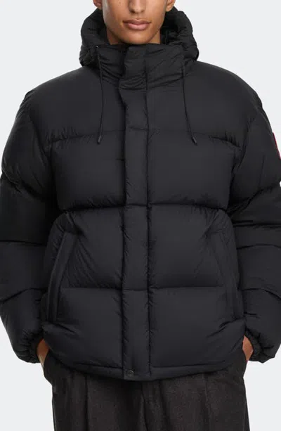 Canada Goose Sterling Down Coat In Black - Noir