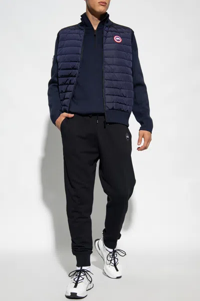 Canada Goose Stormont Quarter-zip Sweater In Navy Blue