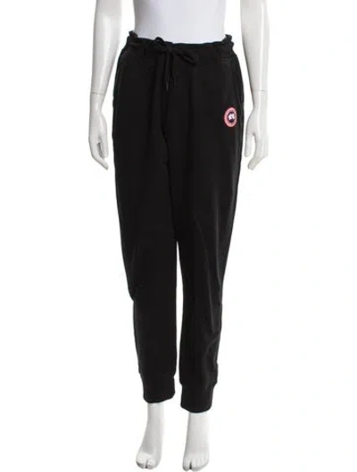 Pre-owned Canada Goose Straight Leg Pants In Black