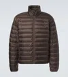 Canada Goose Nylon Down Jacket In Brown