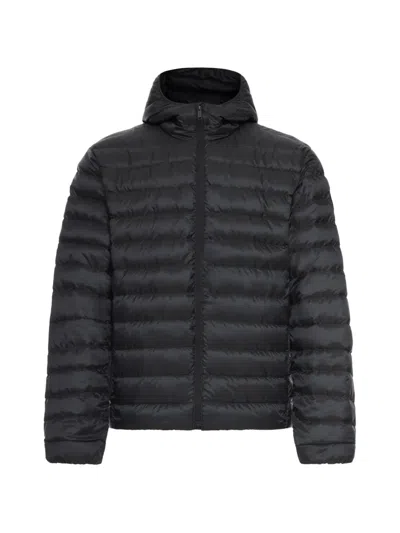 Canada Goose Men Stratus Tonal Label Hooded Jacket In Black