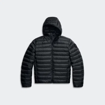 Canada Goose Men Stratus Tonal Label Hooded Jacket In Black