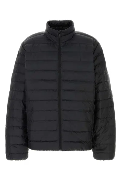 Canada Goose Stratus Polyester Down Jacket High Collar In Black