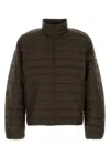 Canada Goose Nylon Down Jacket In Gray