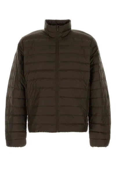 Canada Goose Nylon Down Jacket In Brown