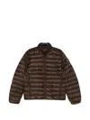 Canada Goose Nylon Down Jacket In Brown