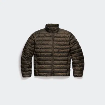 Canada Goose Nylon Down Jacket In Brown