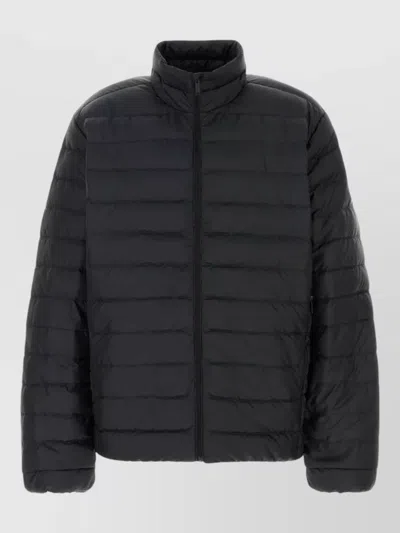 Canada Goose Stratus Polyester Down Jacket High Collar In Black