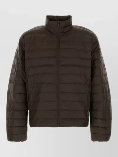 Canada Goose Stratus Polyester Down Jacket High Collar In Brown