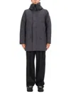 Canada Goose Hooded Jacket Featuring Front Pockets In Blue