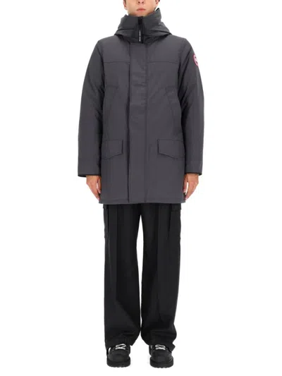 CANADA GOOSE STRUCTURED PADDED GREY SPORTS JACKET