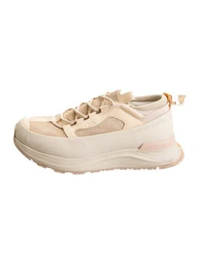 Pre-owned Canada Goose Suede Athletic Sneakers In Neutral