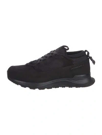 Pre-owned Canada Goose Suede Athletic Sneakers W/ Tags In Black