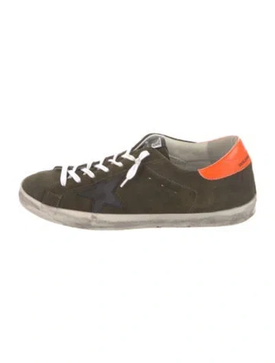 Pre-owned Canada Goose Suede Distressed Accents Sneakers In Green