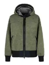 Canada Goose Simcoe Green Wool Blend Fleece In Green