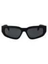 Canada Goose Rectangular Sunglasses Gc25605 S 002 In Black