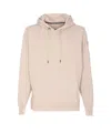 Canada Goose Men Taupe Drawstring Hood Long Sleeves Front Pouch Pocket In Neutral