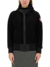 Canada Goose Simcoe Fleece Hoodie Black - Noir In Black