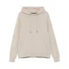 Canada Goose Men Taupe Drawstring Hood Long Sleeves Front Pouch Pocket In Neutral