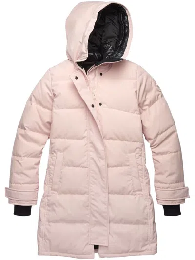 Canada Goose Tailored Neutral Chelsea Parka With Functional Pockets In Animal Print