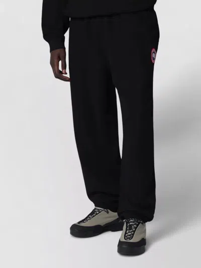 Canada Goose Tailored Pants Side Pockets Menswear Collection In Black