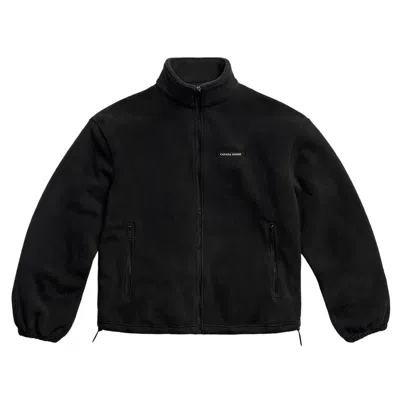 Pre-owned Canada Goose Tayen Fleece Jacket 'black/noir' | Women's Size L
