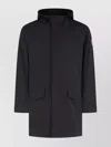 Canada Goose Technical Fabric Waterproof Jacket With Hood And Front Pockets In Black