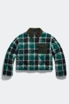Canada Goose Terra Wool Blend Quilted Jacket In Green