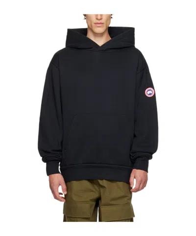 Canada Goose Tobermory Hooded Hoodie In Black