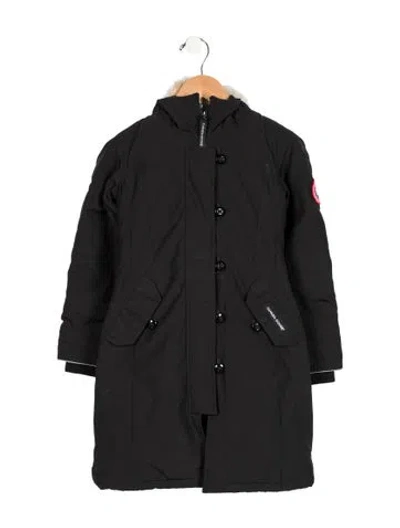 Pre-owned Canada Goose Babies' Toddler Boys' Brittania Parka W/tags In Black