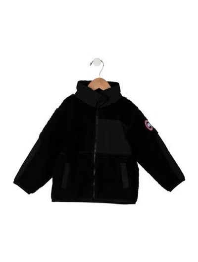 Pre-owned Canada Goose Babies' Toddler Boys' Simcoe Fleece Jacket W/tags In Black