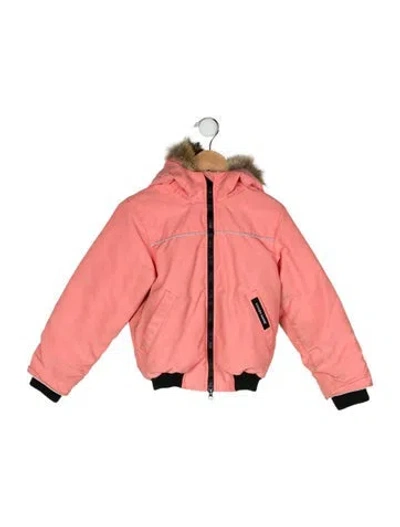 Pre-owned Canada Goose Babies' Toddlers' Down Puffer Jacket In Pink