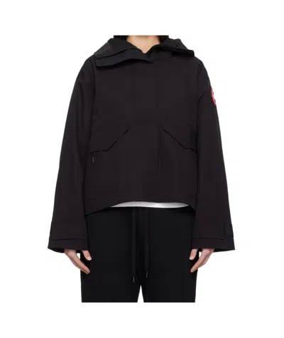 Canada Goose Tofino Rain Jacket In Black