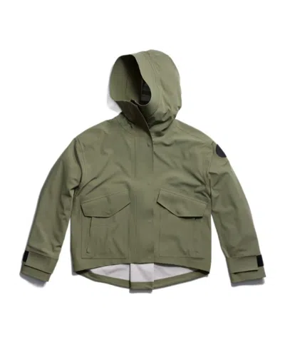 Canada Goose Tofino Rain Jacket Black Disc In Green