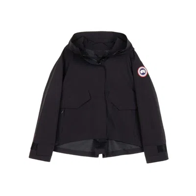 Canada Goose Torfino Rain Jacket In Black