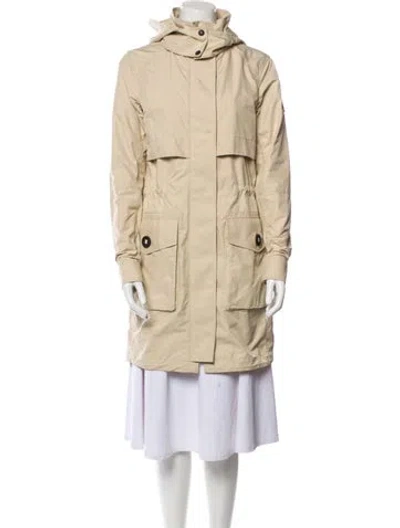 Pre-owned Canada Goose Trench Coat In Neutral