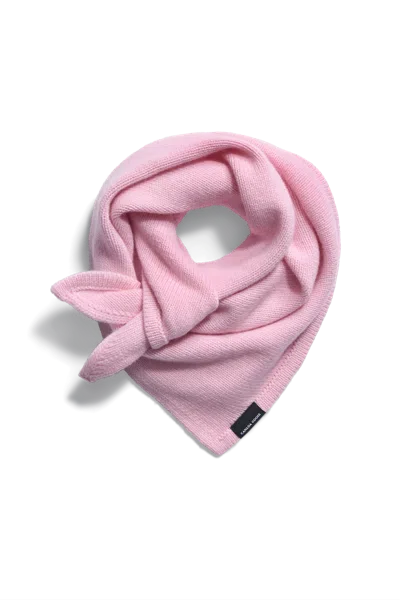 Canada Goose Triangle Knit Scarf In Pink