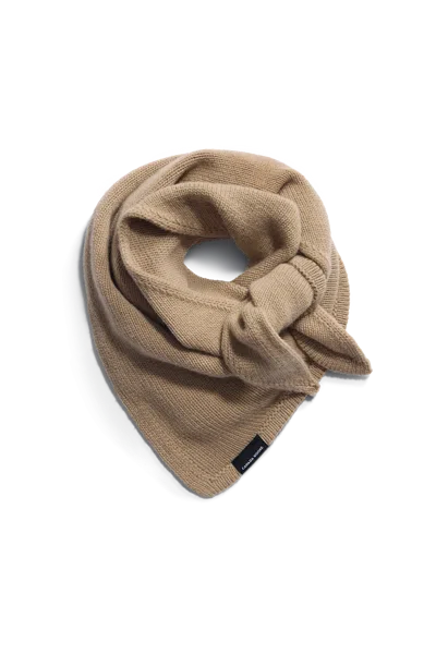 Canada Goose Triangle Knit Scarf In Brown