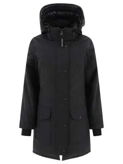 Canada Goose Trillium Down Hooded Parka In Black