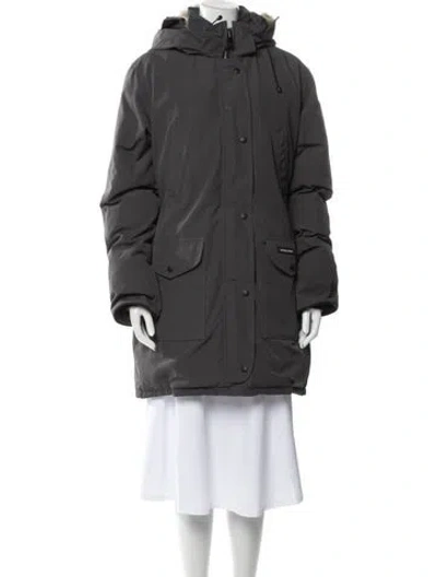 Pre-owned Canada Goose Trillium Core Reset 625 Fill Power Down Jacket Down Coat In Gray