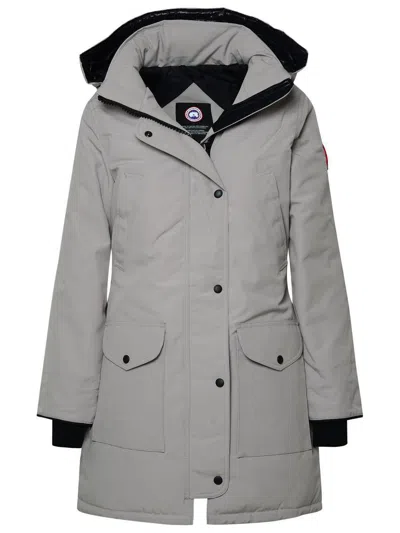Canada Goose Trillium Light Grey Nylon Parka
