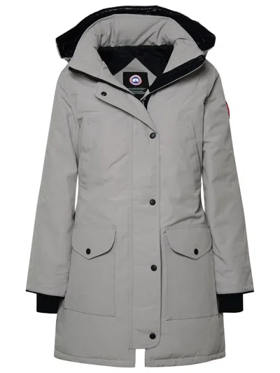 CANADA GOOSE CANADA GOOSE 'TRILLIUM' LIGHT GREY NYLON PARKA