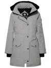 Canada Goose 'trillium' Long Length Hooded Parka With Adjustable Hood In Grey