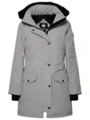 Canada Goose 'trillium' Long Length Hooded Parka With Adjustable Hood In Gray