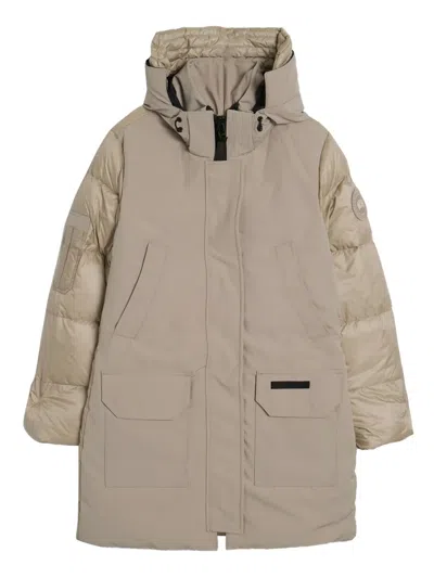 Canada Goose Trillium Padded Parka Coat In Brown