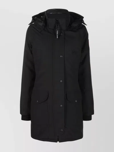 Canada Goose Trillium Parka Detachable Hood In Black