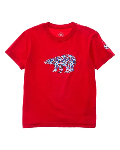 Canada Goose Kids' T-shirt In Red