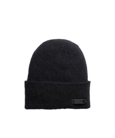 Canada Goose Turn-up Knit Hat In Black