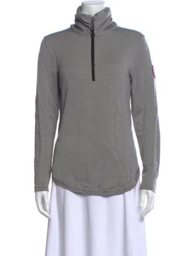 Pre-owned Canada Goose Turtleneck Sweater In Gray